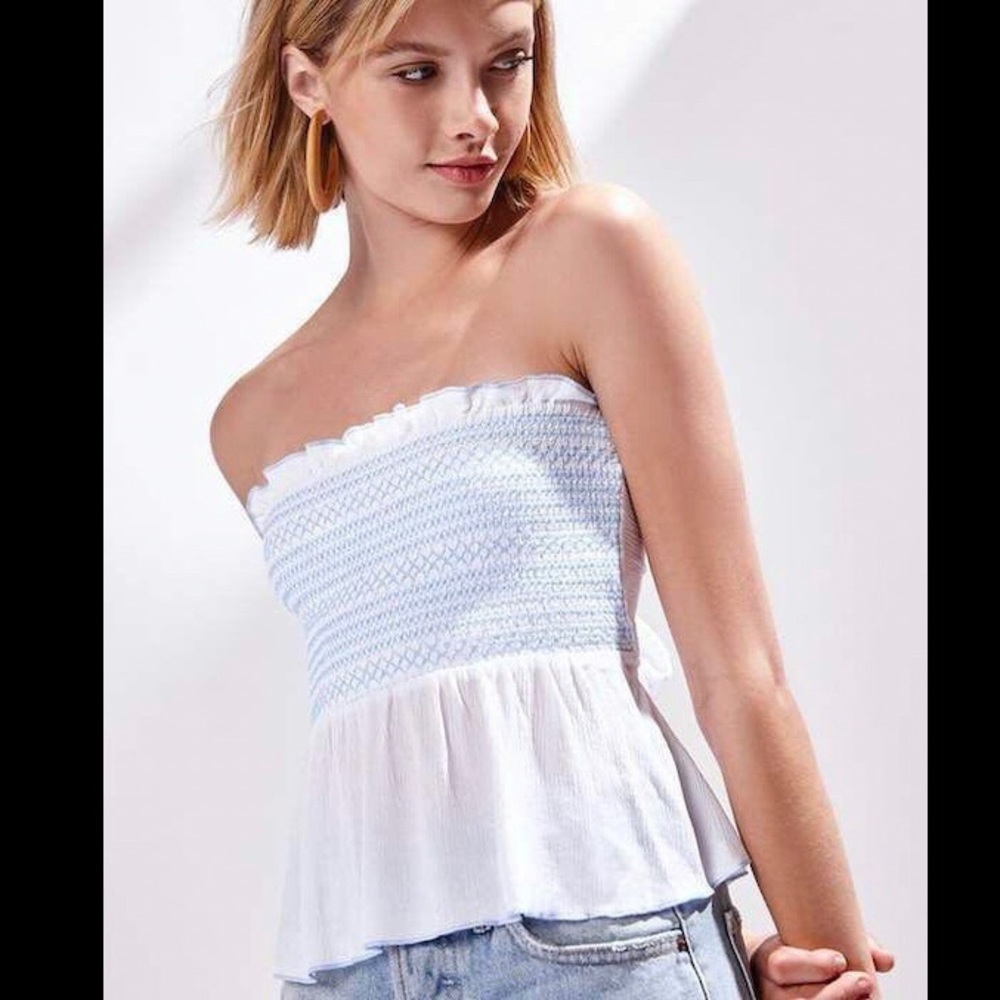 LA Hearts Never Worn Smocked Tube Top